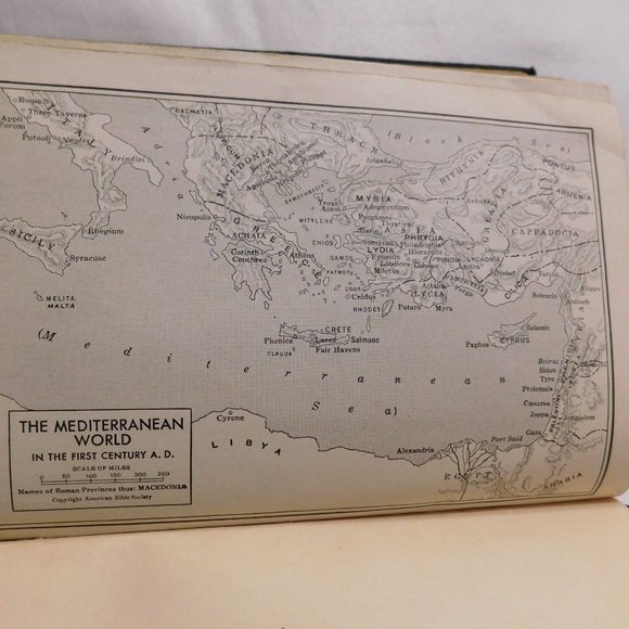 Holy Bible Old and New Testaments American Bible Society 1939 with Maps - Picture 7 of 12